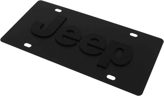 Eurosport Daytona Logo License Plate for Jeep (Carbon Black)