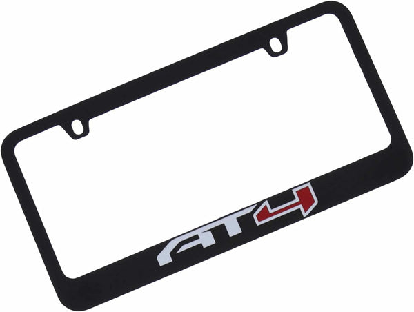 Eurosport Daytona- Compatible with GMC AT4 Black License Plate Frame