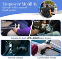 QuicStick Portable Car Hand Controls for Disabled Drivers, Handicap Driver Hand Control, Hand Controlled Car, Portable Hand Controls for Vehicles for Temporary or Permanent Disability