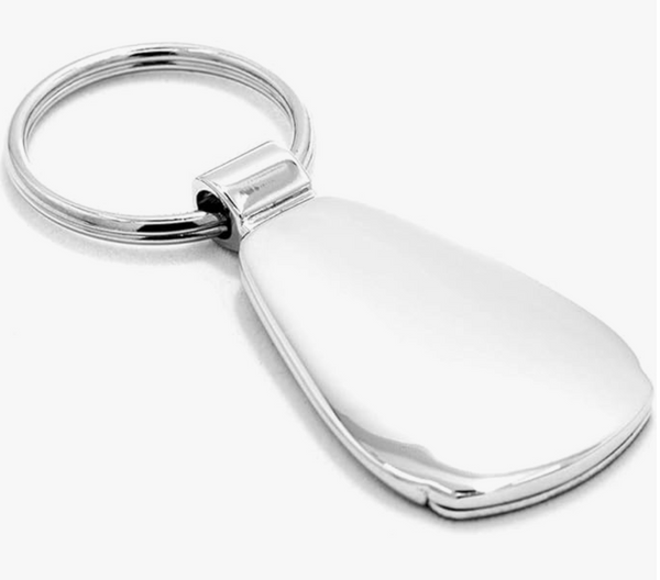 Ford Mustang Shelby Cobra Black Tear Drop Key Chain