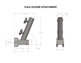 BulletProof Flag Holder Attachment